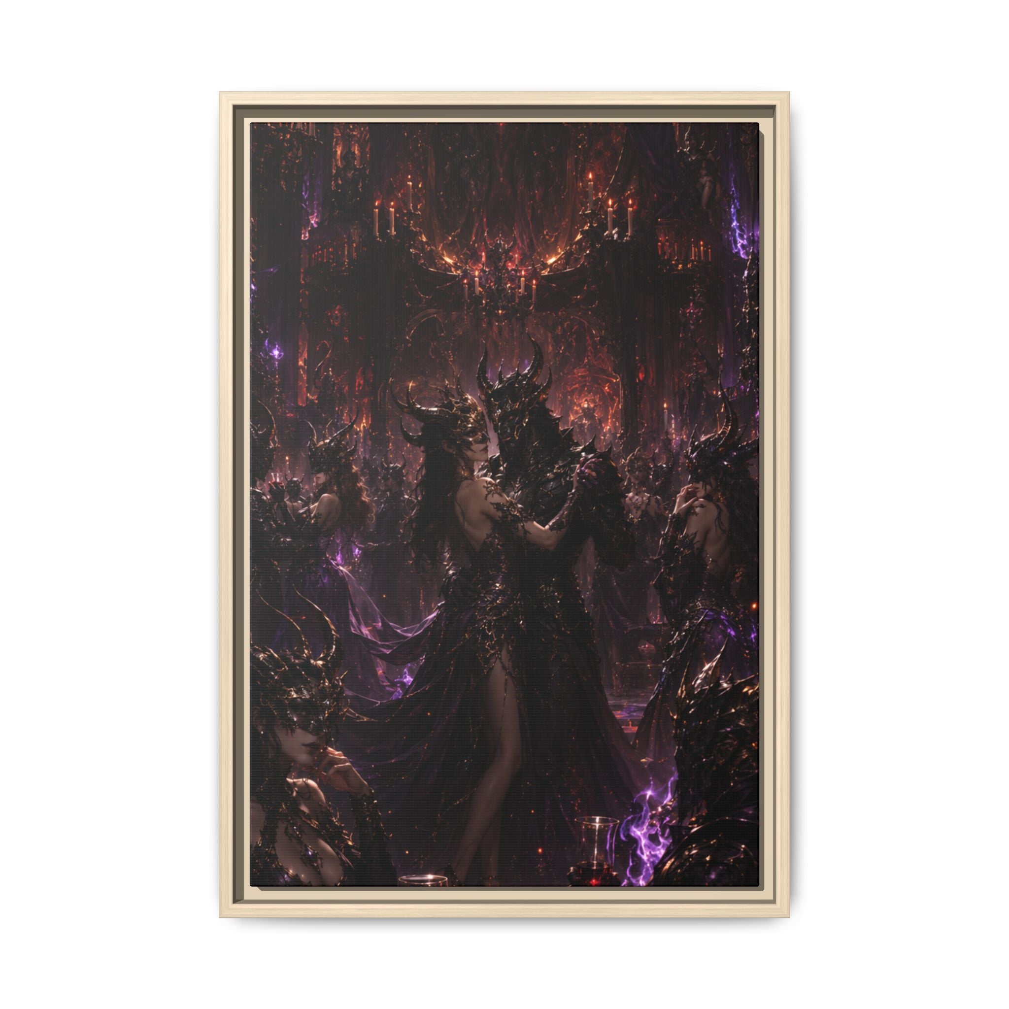 Fine Art Paper Print — Dark Fantasy Demon Lord Wall Art