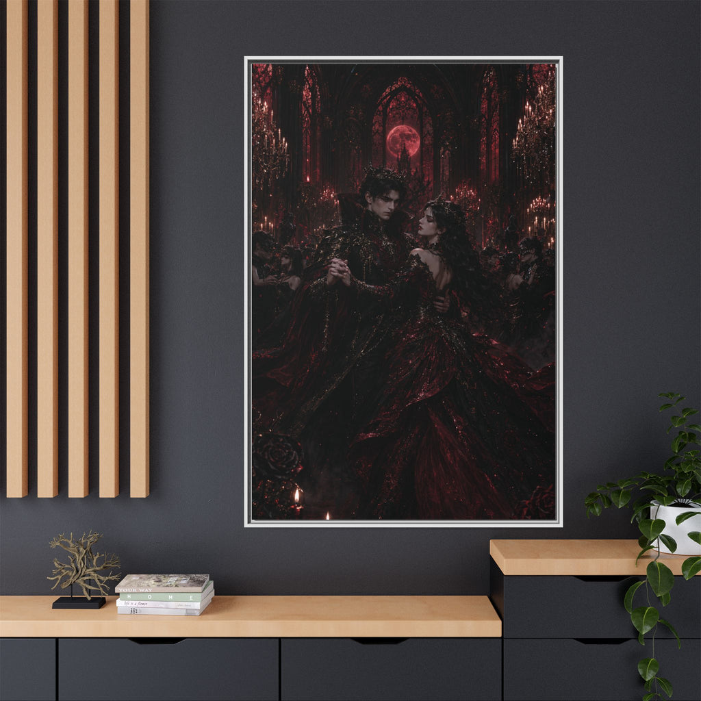 Gothic Romance Matte Canvas Print (Framed)