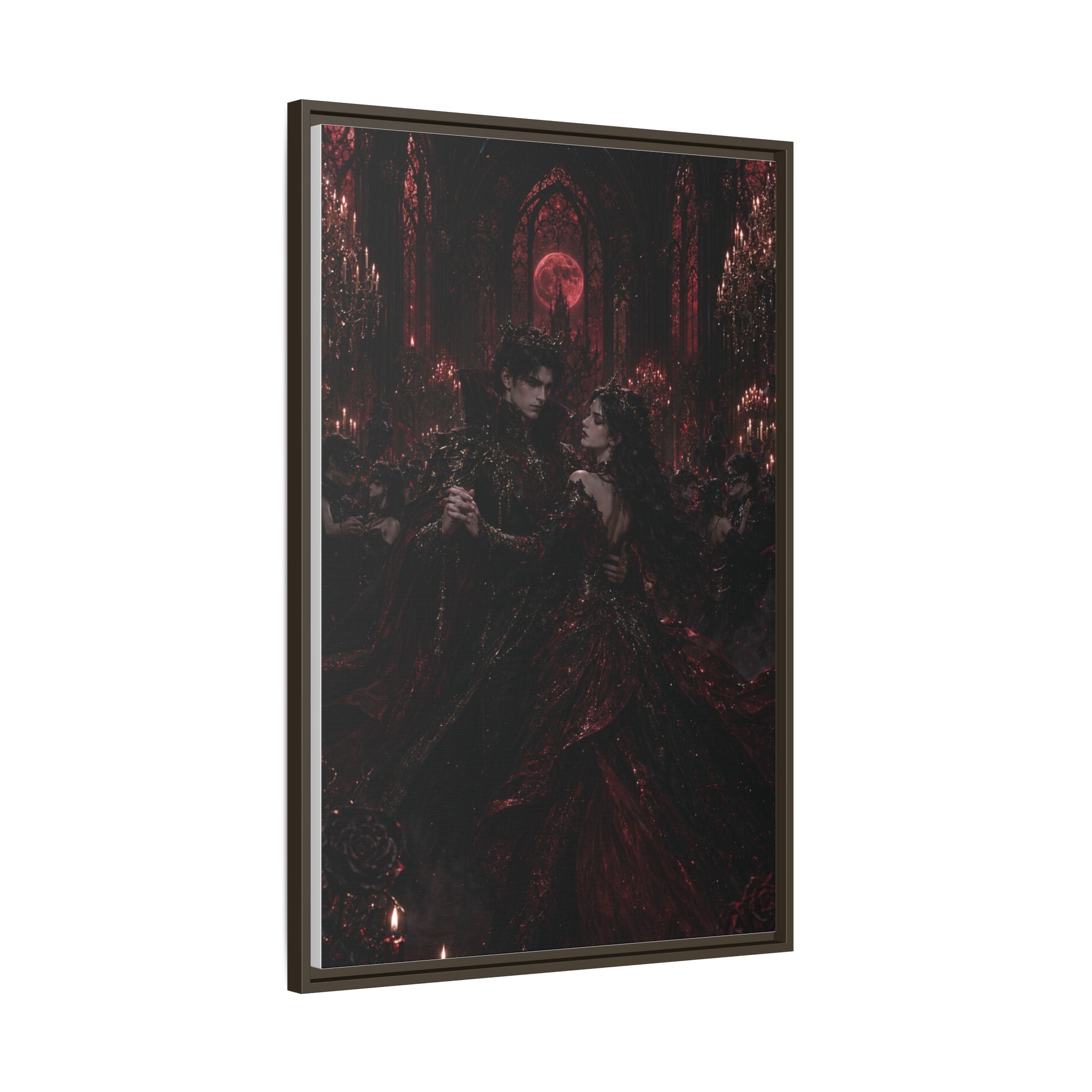 Gothic Romance Matte Canvas Print (Framed)