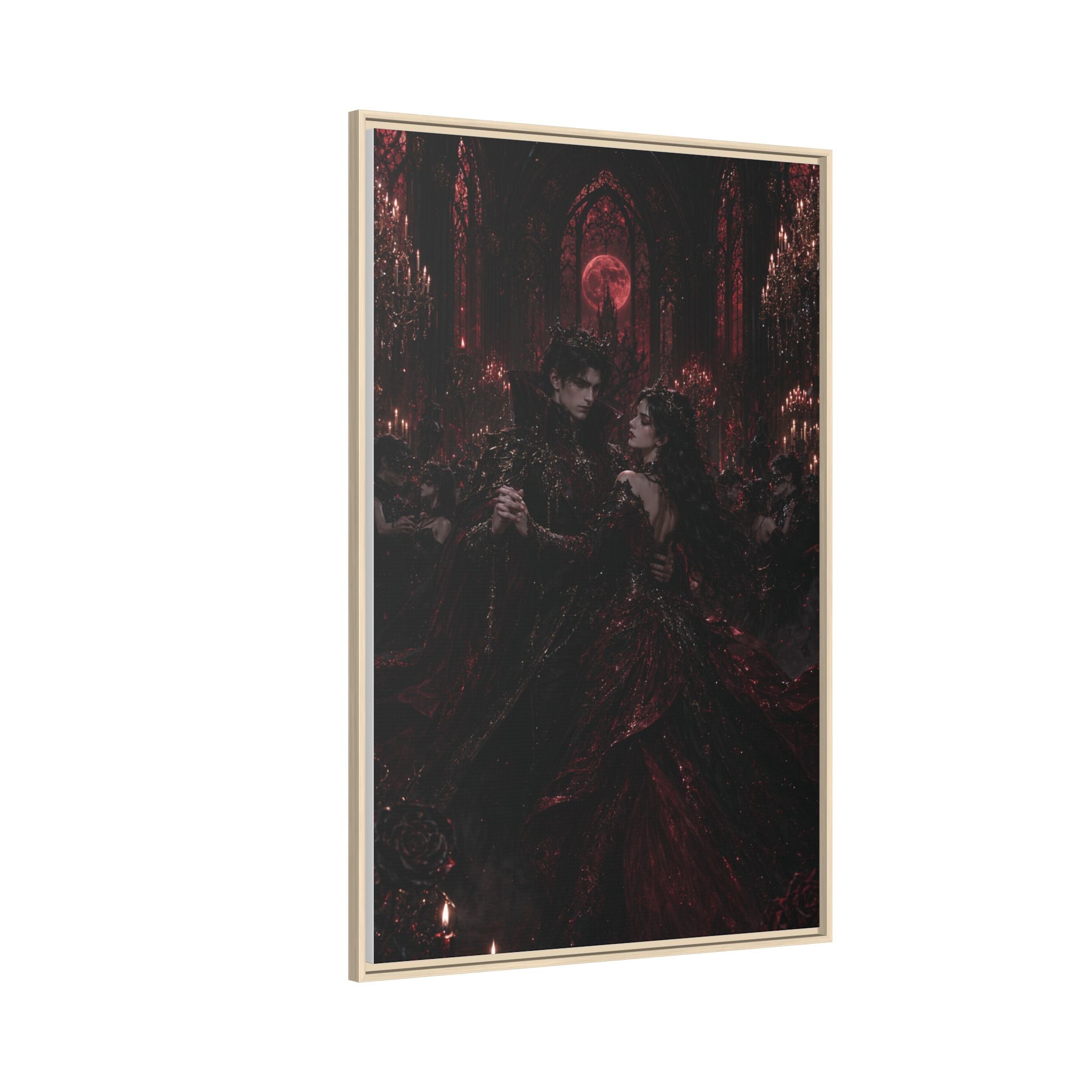 Gothic Romance Matte Canvas Print (Framed)