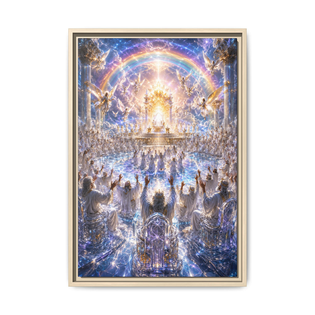 Heavenly Throne Room Fine Art Paper Print — Spiritual Wall Art