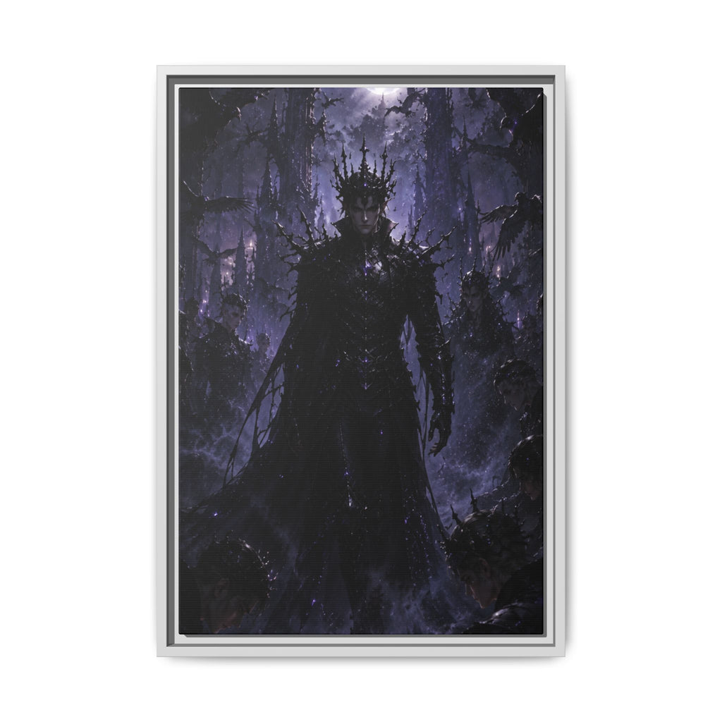 Dark King Fine Art Paper Print — Gothic Fantasy Wall Art