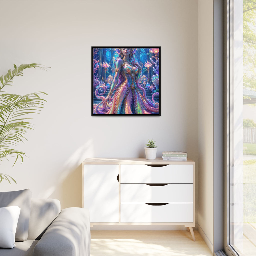 Rainbow Sea Empress Matte Canvas Print (Framed)