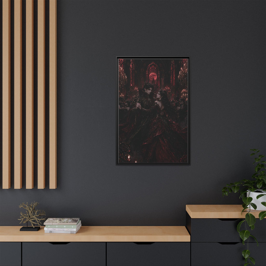 Gothic Romance Matte Canvas Print (Framed)
