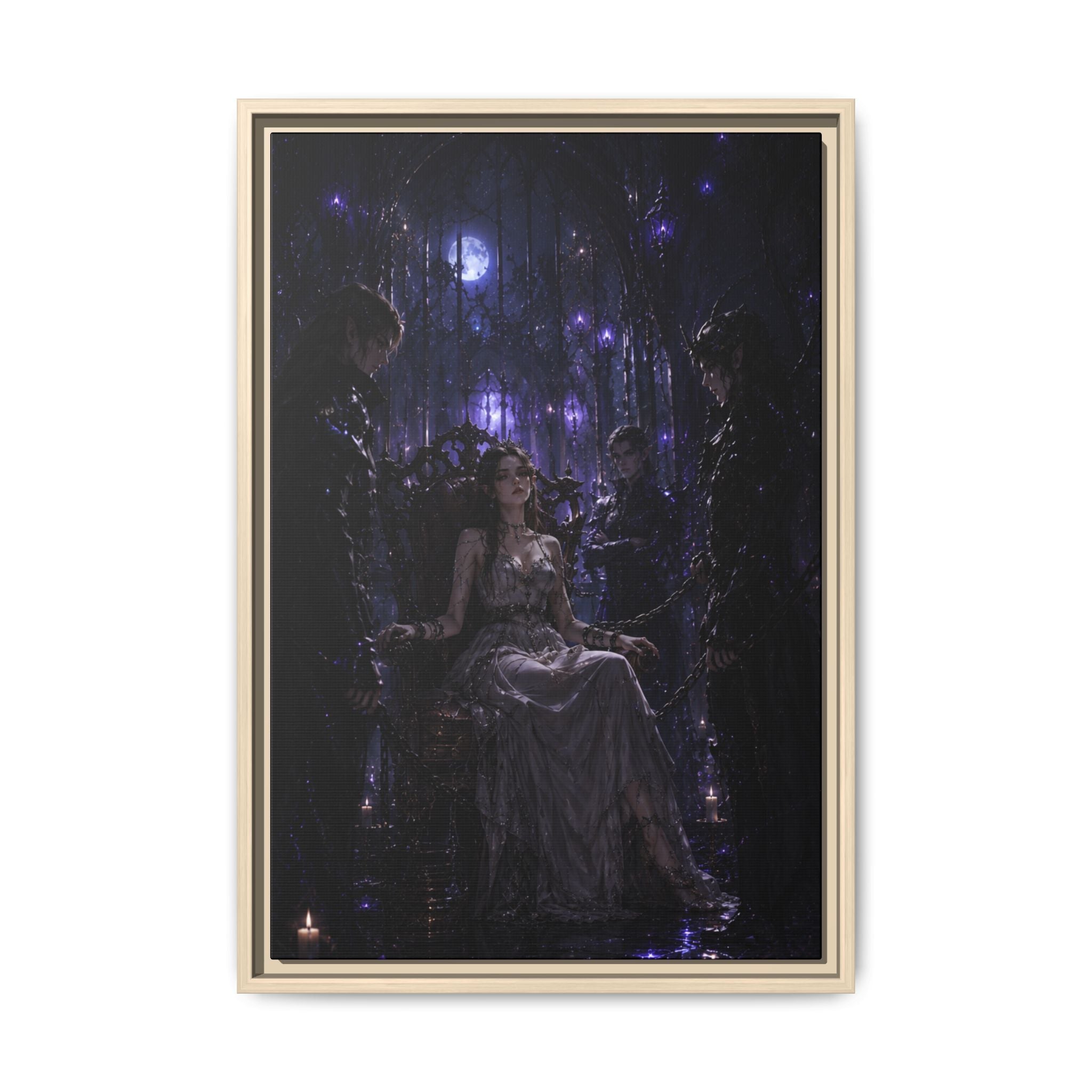 Gothic Moonlit Enchantment Fine Art Paper Print Art