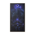 Dark Fantasy Fine Art Paper Print — Eclipse Over Mystic Citadel Fine Art Paper Print