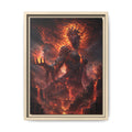 Fine Art Paper Print — Fiery Demon Goddess Wall Art