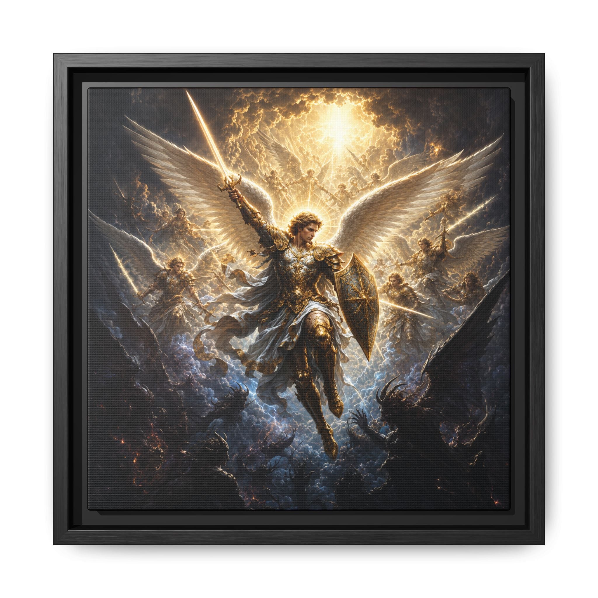 Fine Art Paper Print: Radiant Archangel Wall Art