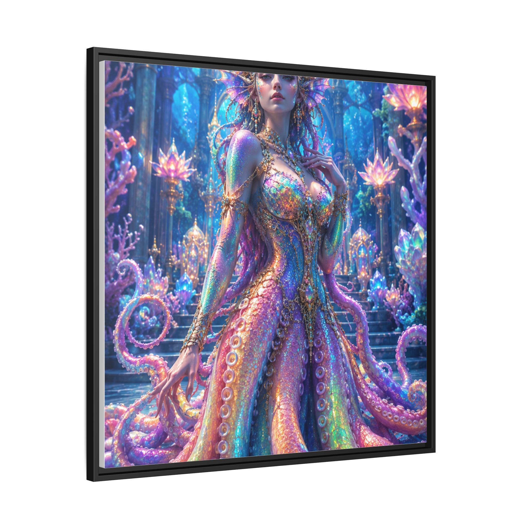Rainbow Sea Empress Matte Canvas Print (Framed)