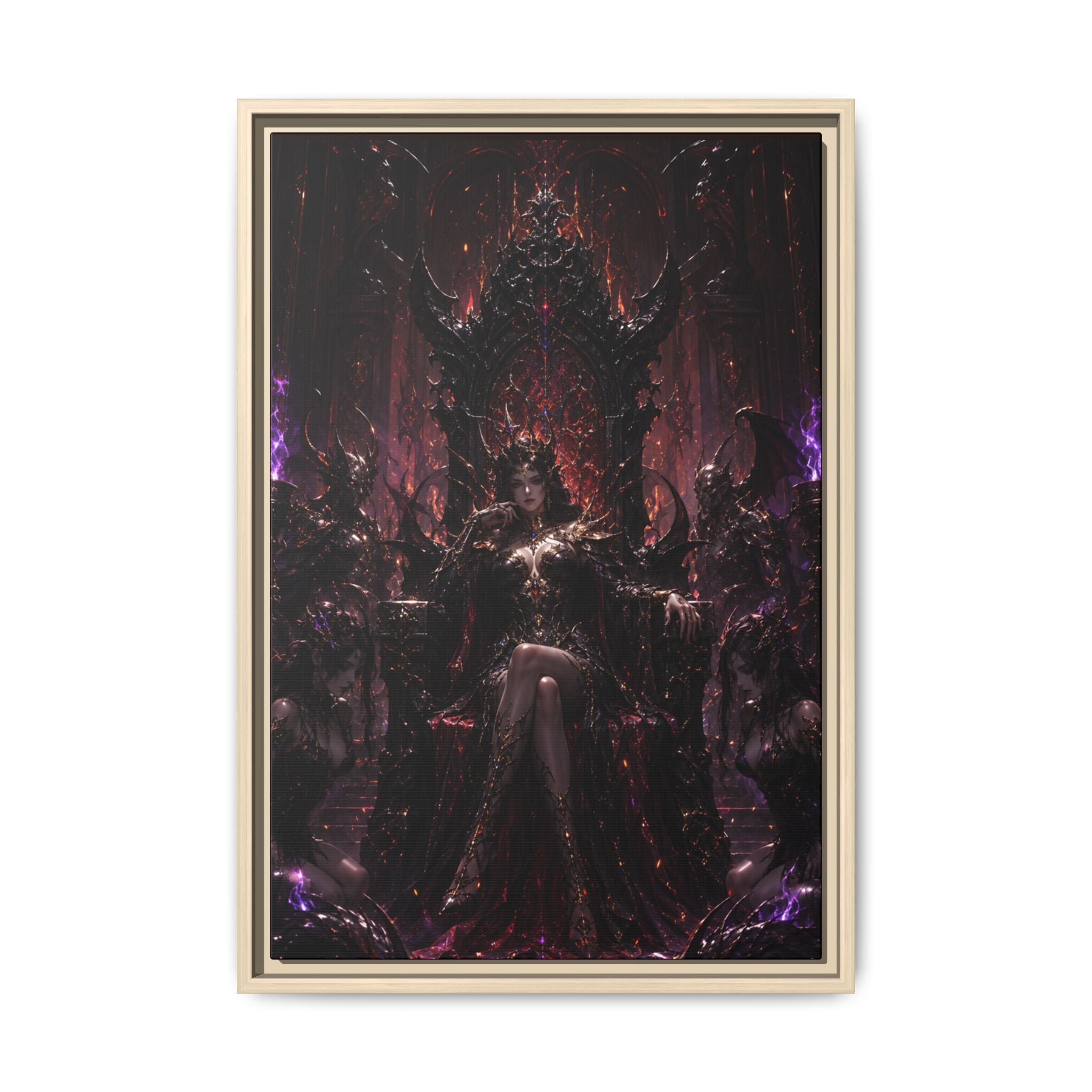 Dark Fantasy Queen Fine Art Paper Print Art