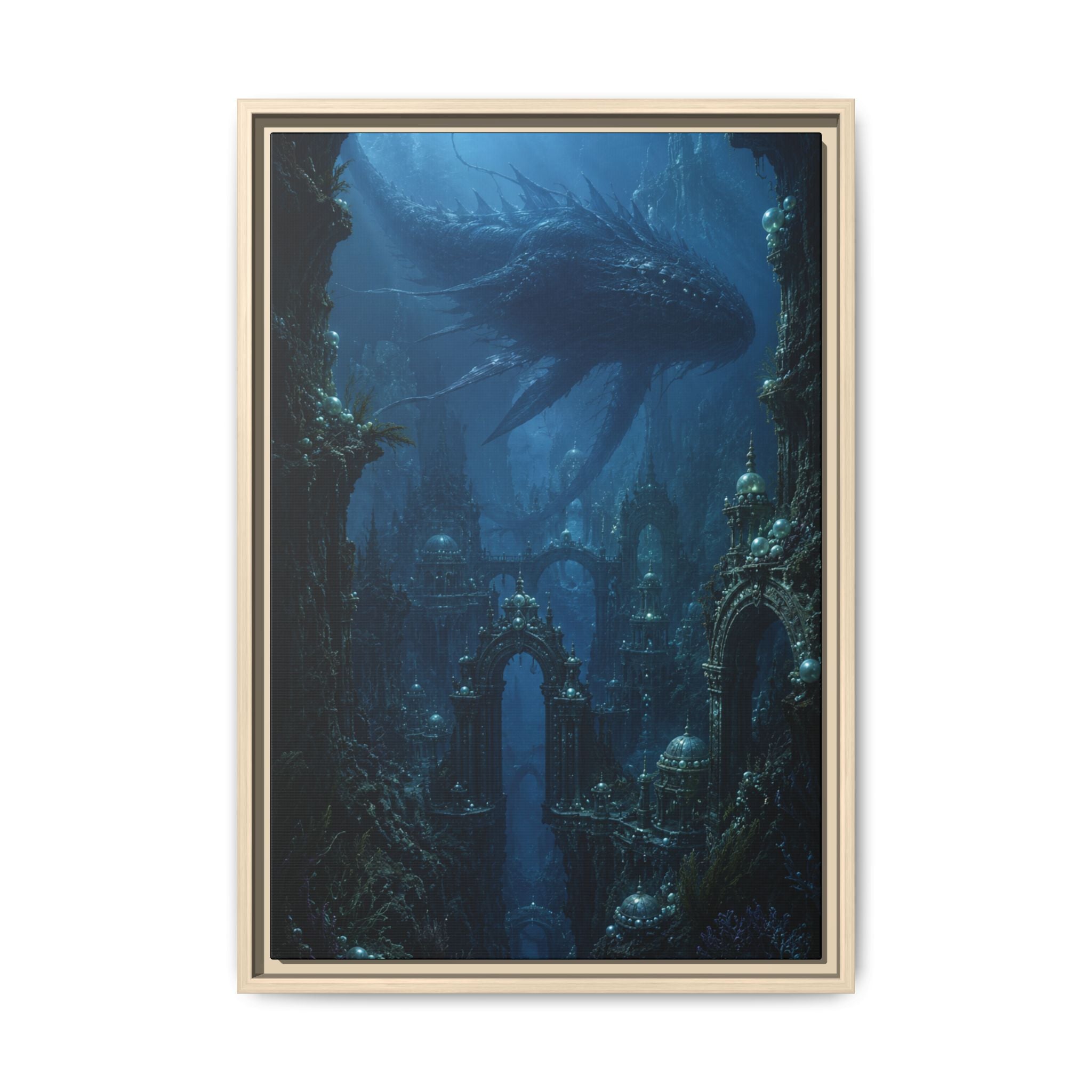 Fine Art Paper Print - Enchanted Underwater Leviathan Art Print