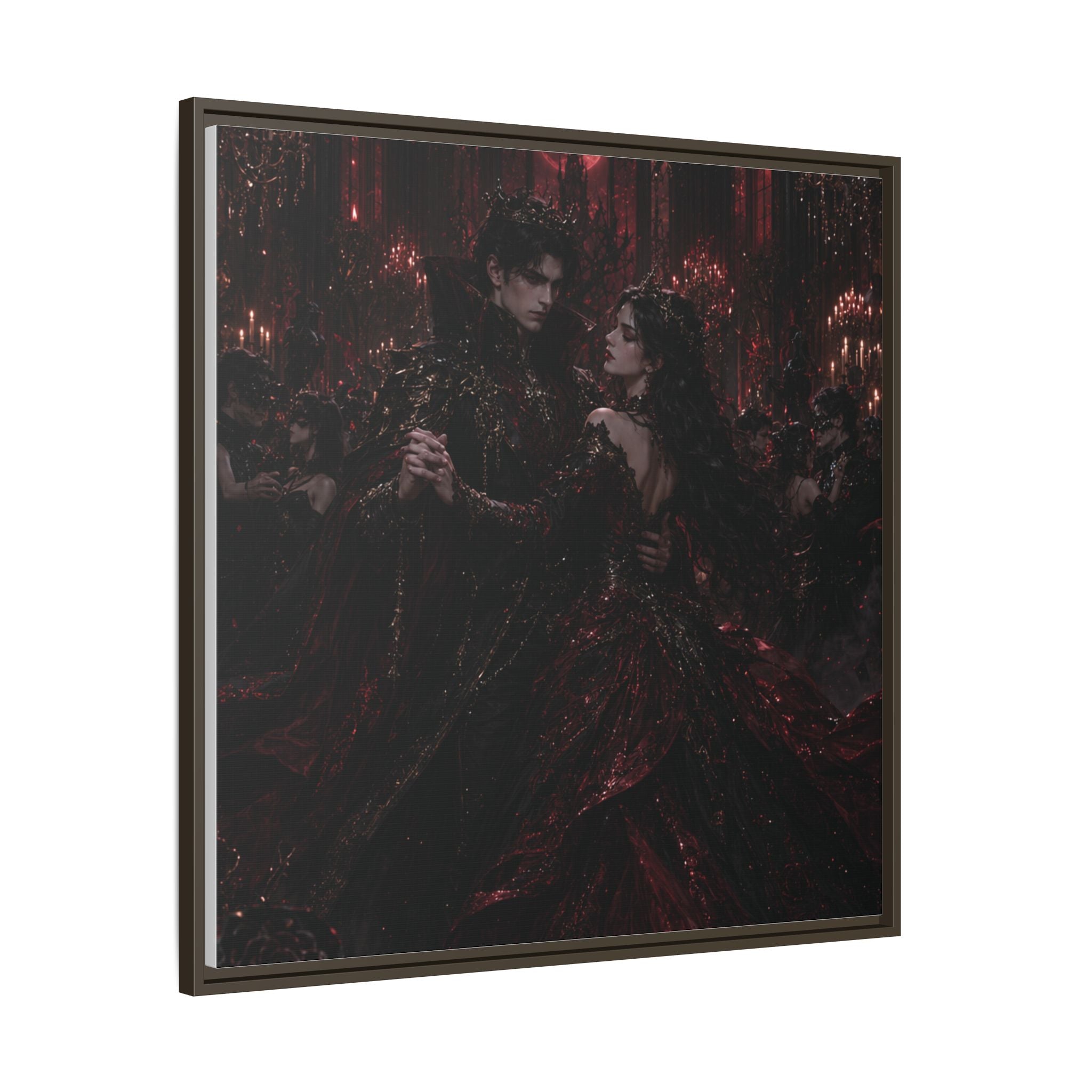 Gothic Romance Matte Canvas Print (Framed)