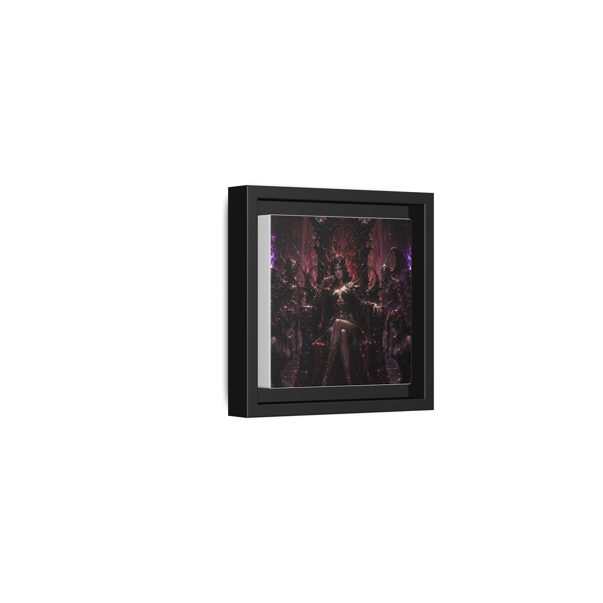 Dark Fantasy Queen Matte Canvas Framed Art