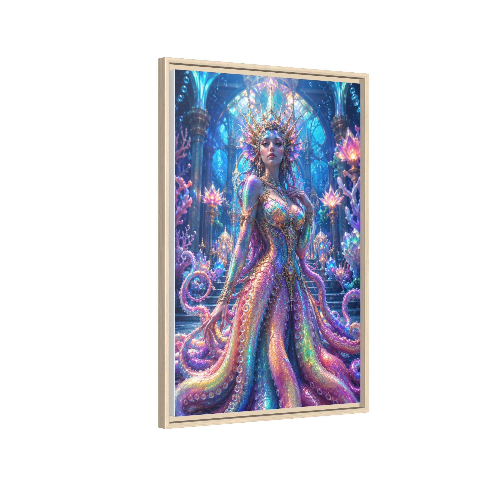 Rainbow Sea Empress Matte Canvas Print (Framed)