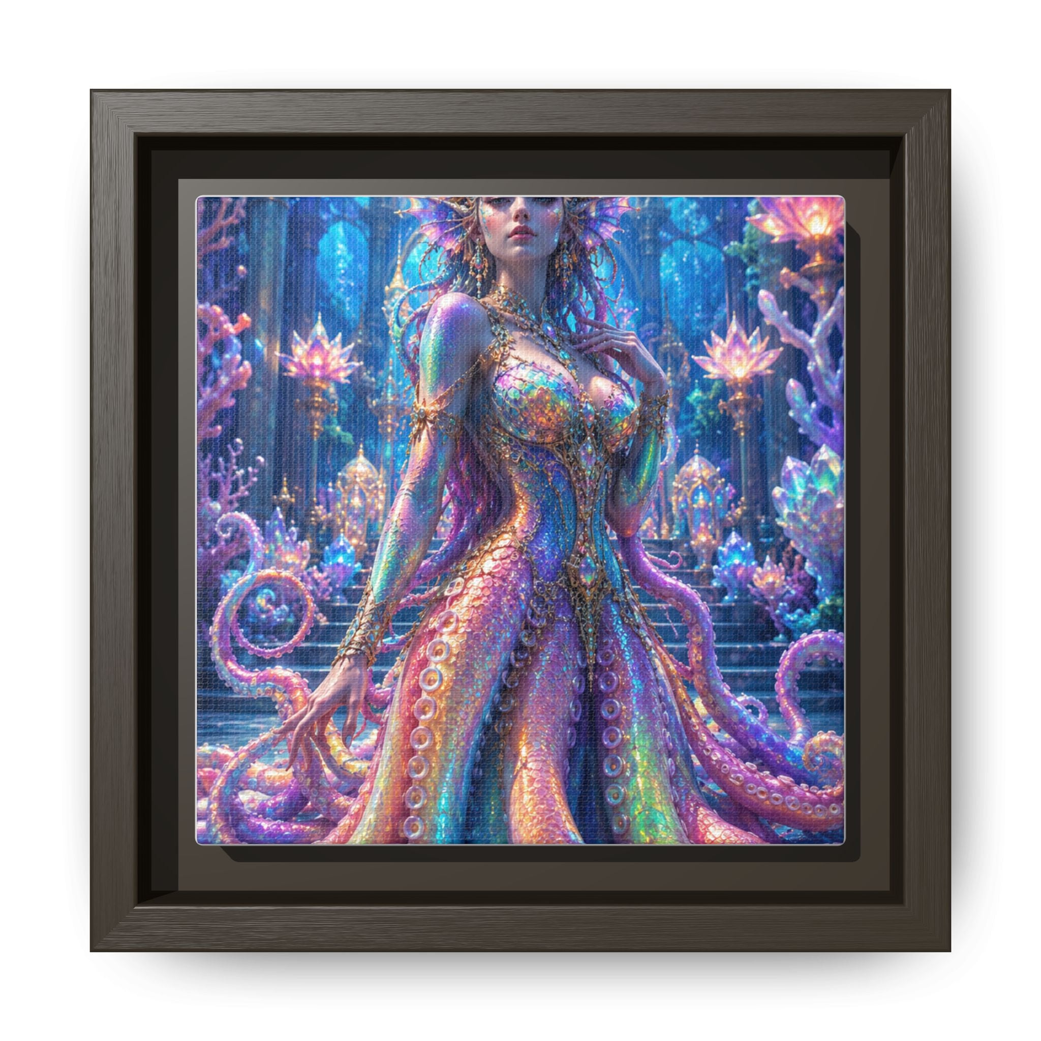Rainbow Sea Empress Matte Canvas Print (Framed)
