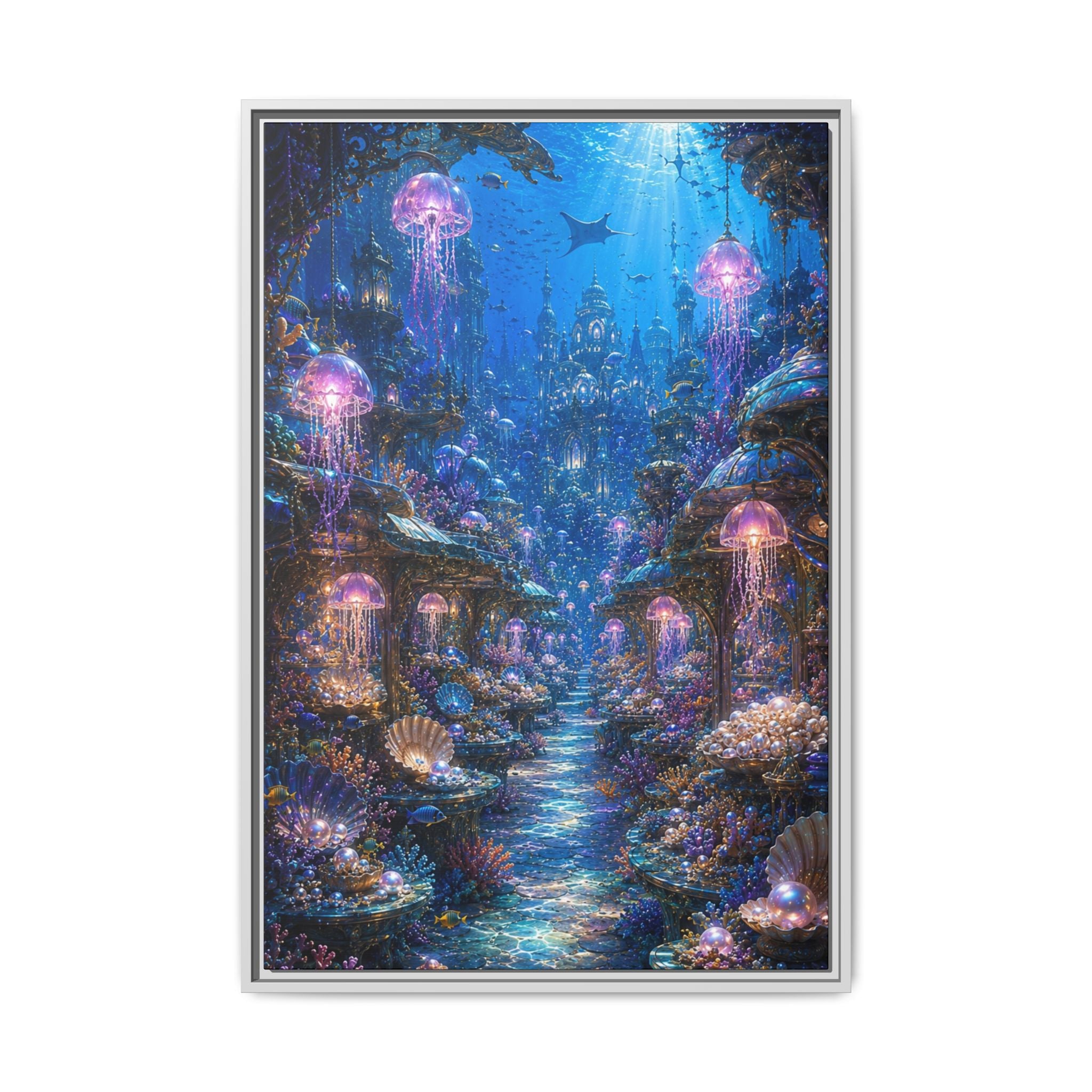 Underwater Jellyfish Forest Fine Art Paper Print — Ocean Wall Art