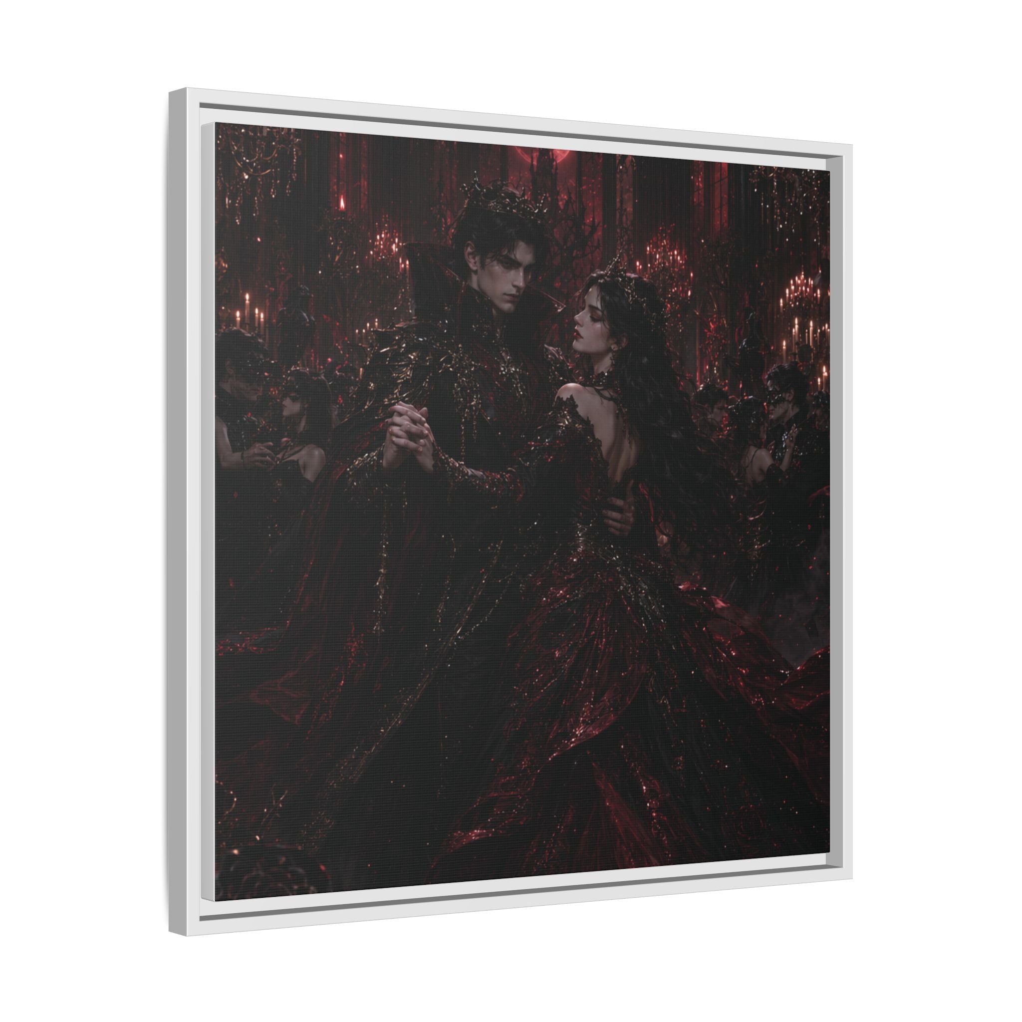 Gothic Romance Matte Canvas Print (Framed)