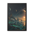 Fine Art Paper Print: Alien Seascape Sci‑Fi Landscape Wall Art