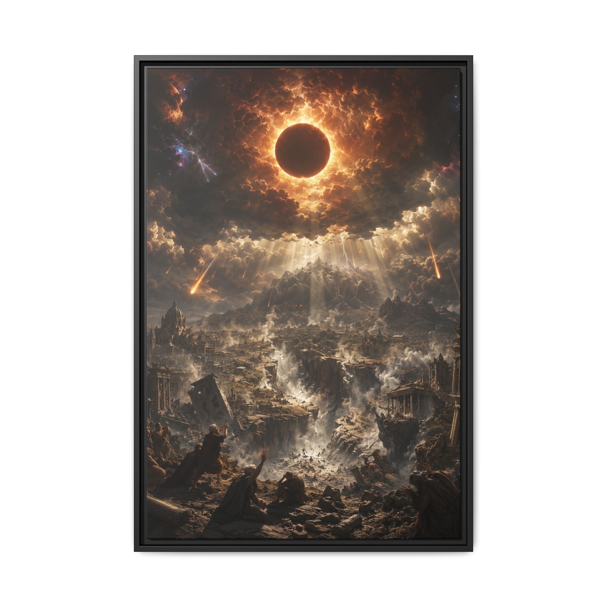 Eclipse Apocalypse Matte Fine Art Paper Print