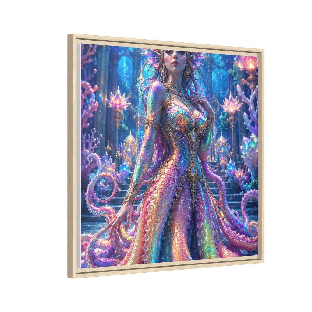 Rainbow Sea Empress Matte Canvas Print (Framed)