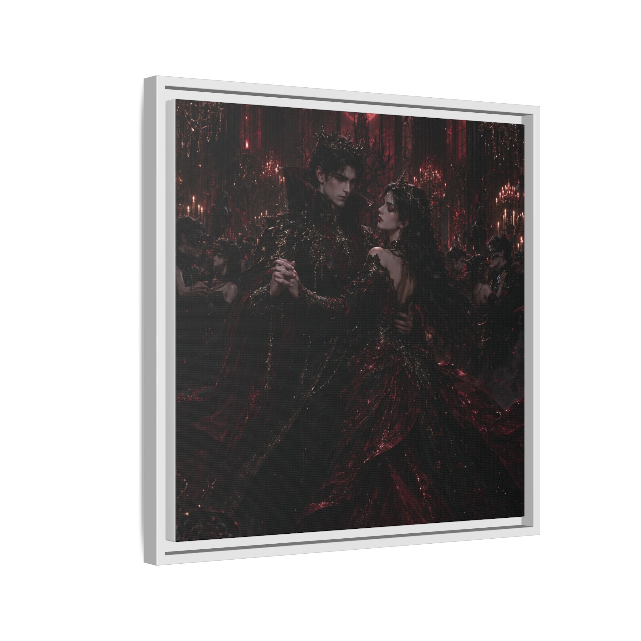 Gothic Romance Matte Canvas Print (Framed)