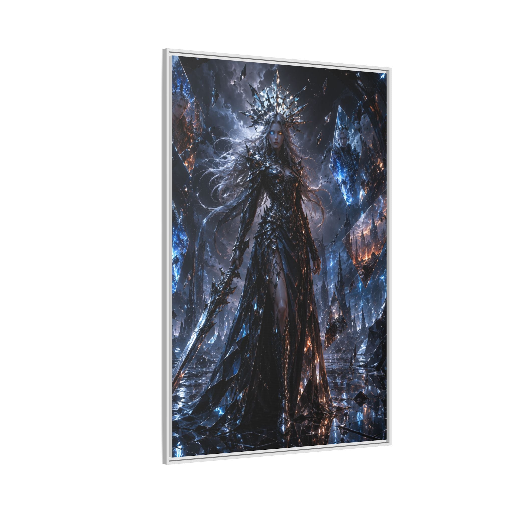 Dark Fantasy Queen Matte Canvas Print — Framed Wall Art