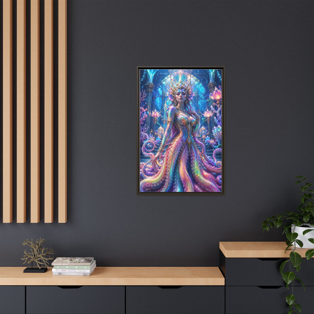 Rainbow Sea Empress Matte Canvas Print (Framed)