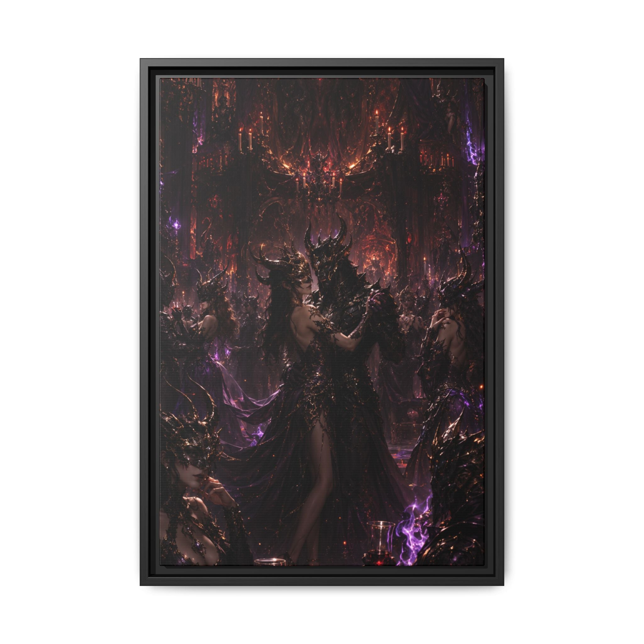 Fine Art Paper Print — Dark Fantasy Demon Lord Wall Art