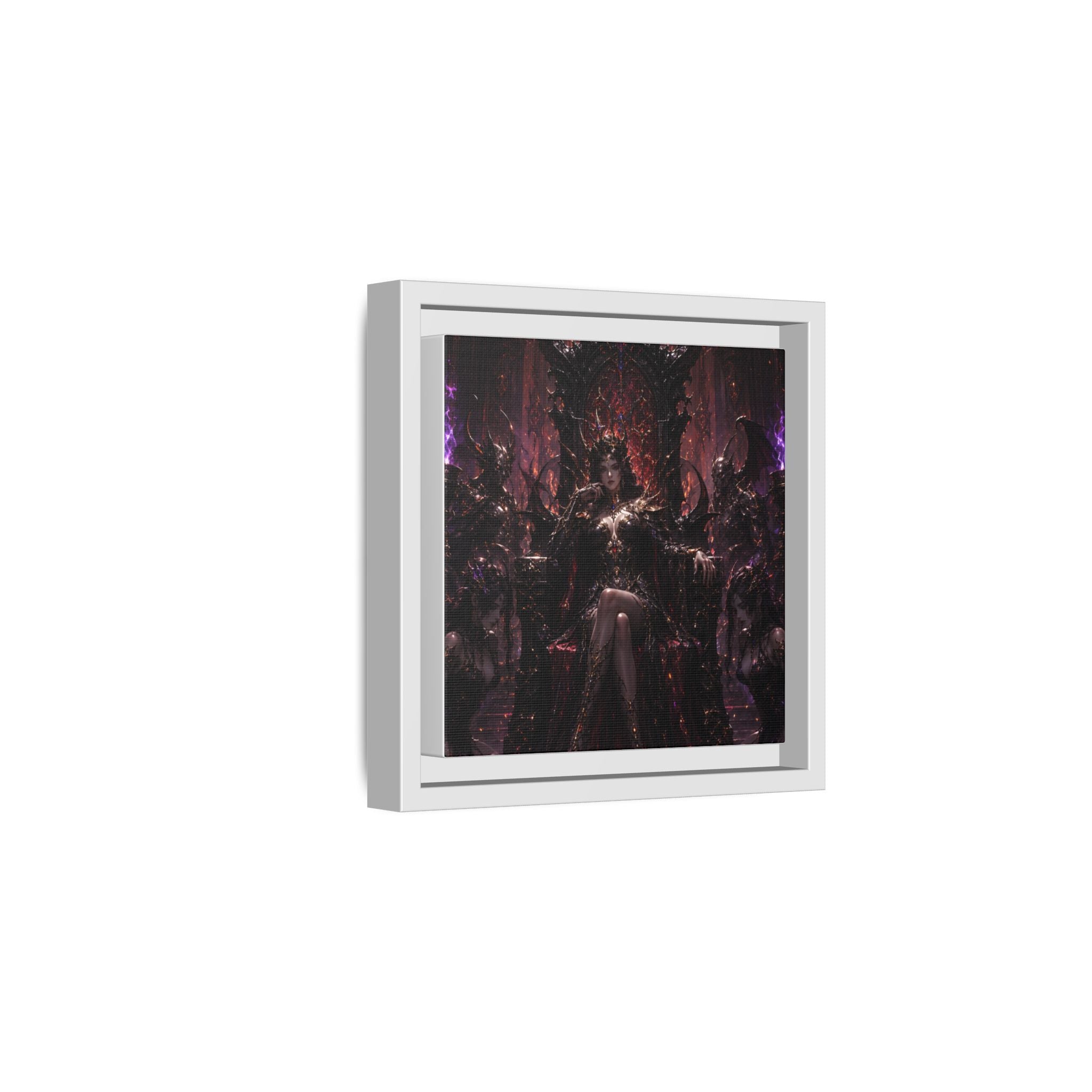 Dark Fantasy Queen Matte Canvas Framed Art