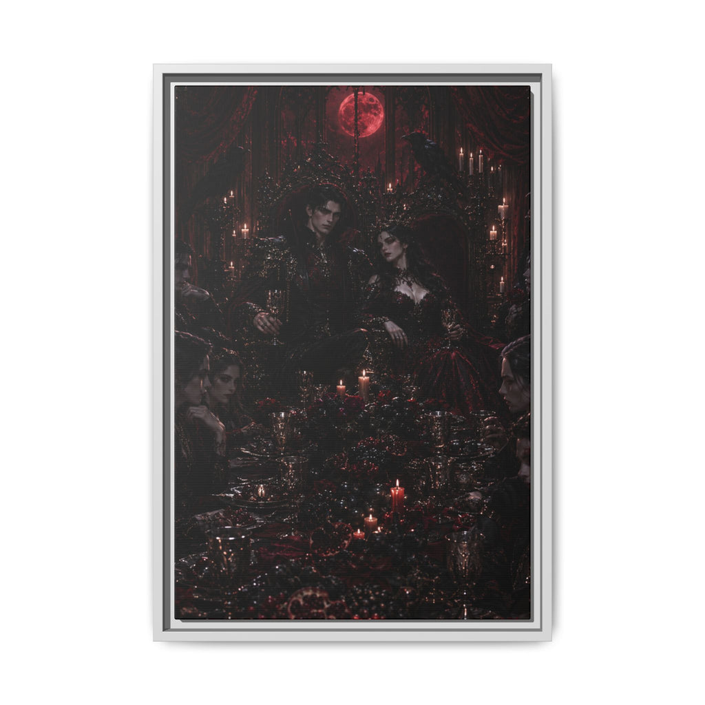 Gothic Victorian Dinner Party Matte Fine Art Paper Print