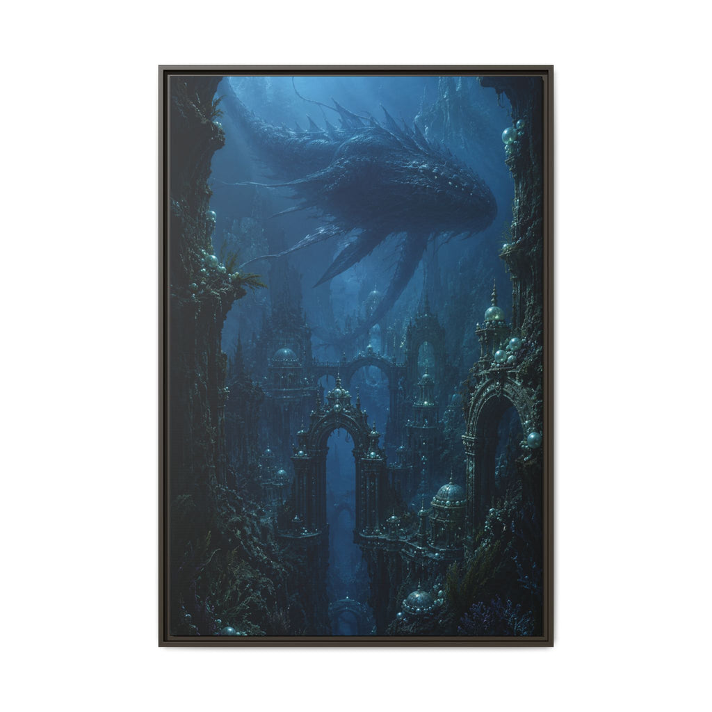 Fine Art Paper Print - Enchanted Underwater Leviathan Art Print