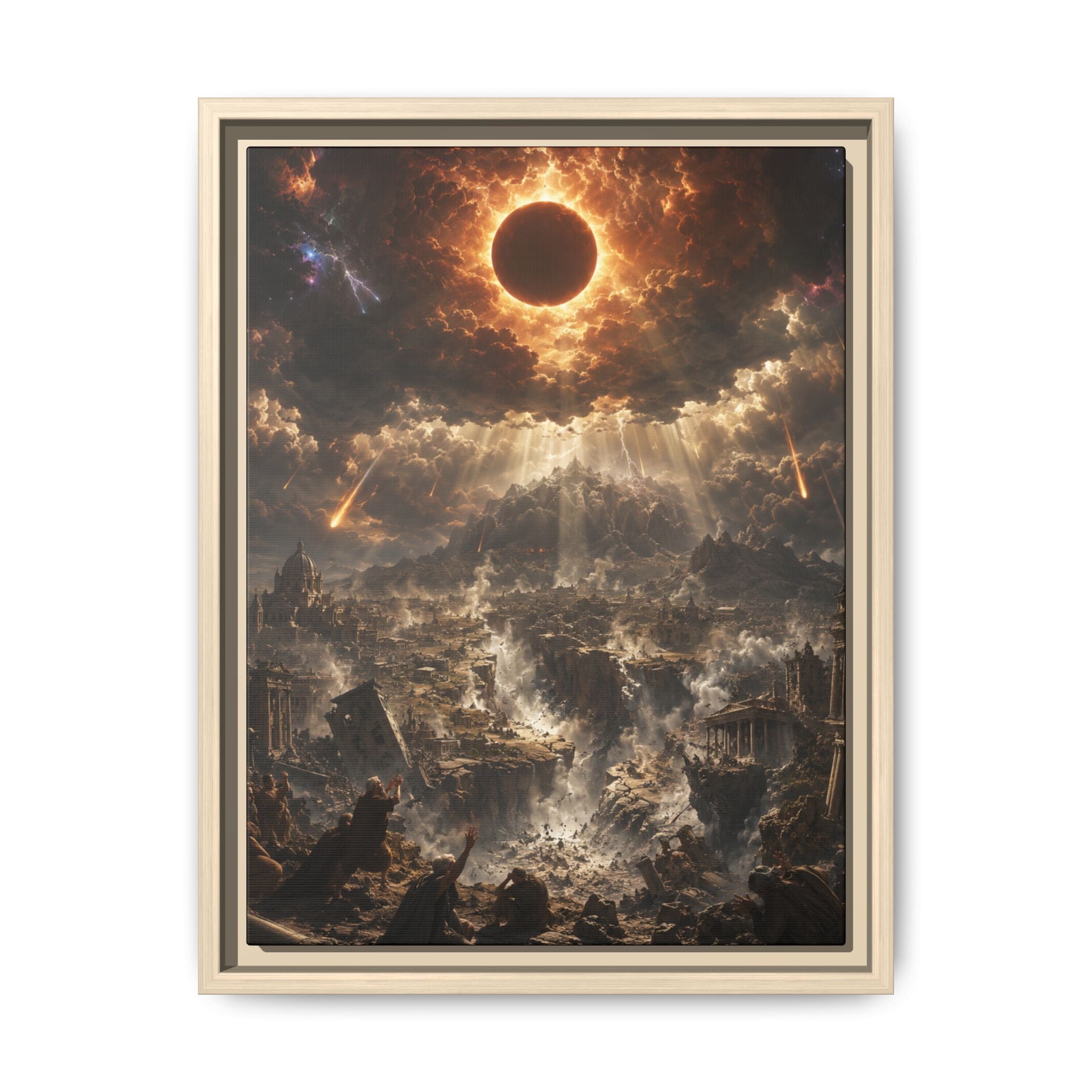 Eclipse Apocalypse Matte Fine Art Paper Print