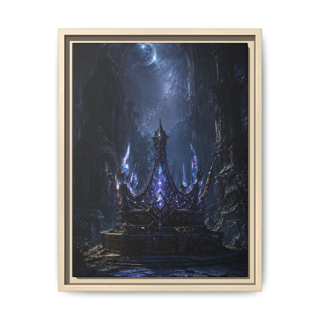 Dark Fantasy Crown Fine Art Paper Print — Gothic Wall Art