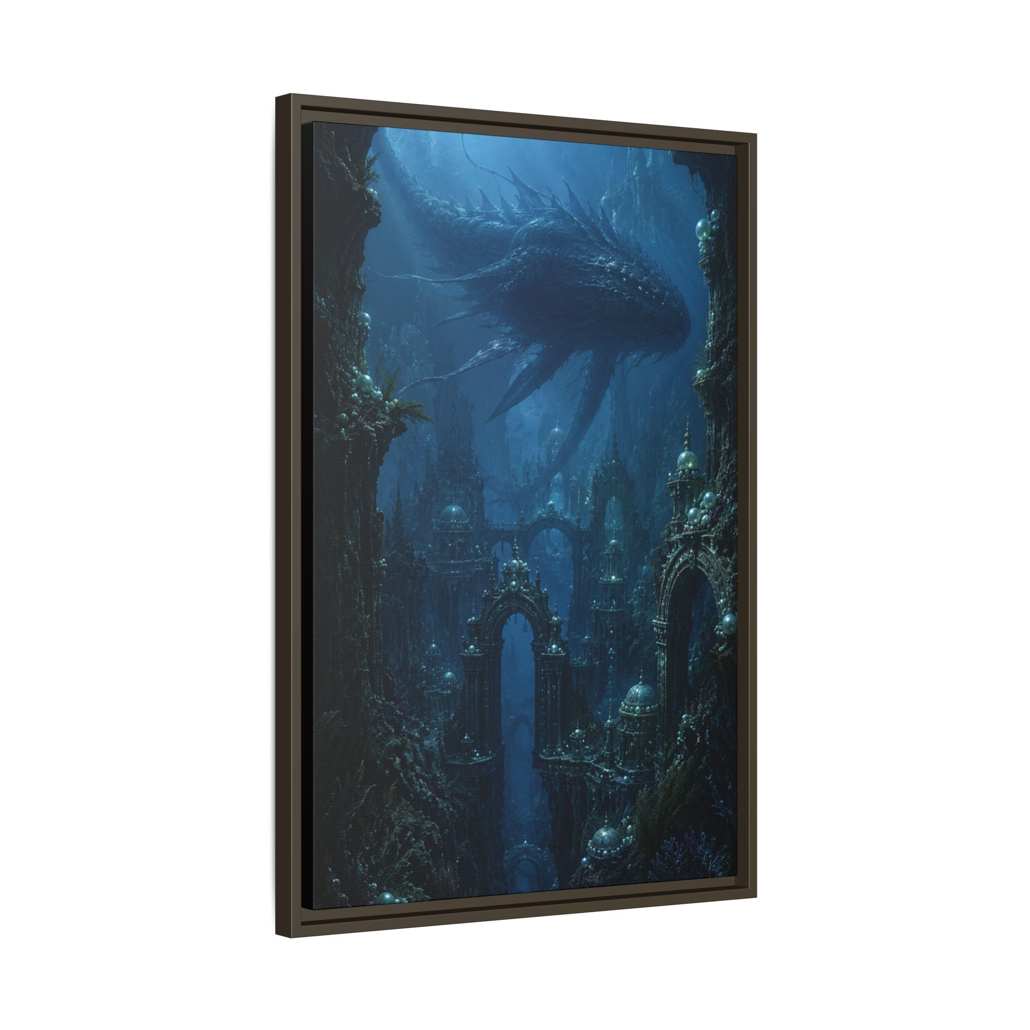Fine Art Paper Print - Enchanted Underwater Leviathan Art Print