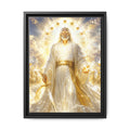 Framed Matte Canvas: Radiant Divine Christ Art Print