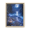 Moonlit Ocean Fine Art Paper Print — Seascape Wall Art Fine Art Paper Print