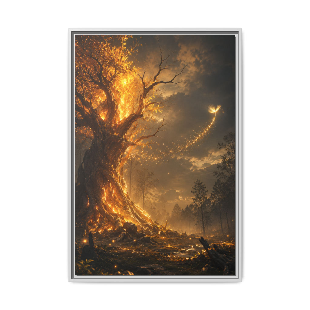 Fine Art Paper Print — Glowing Enchanted Tree Wall Art