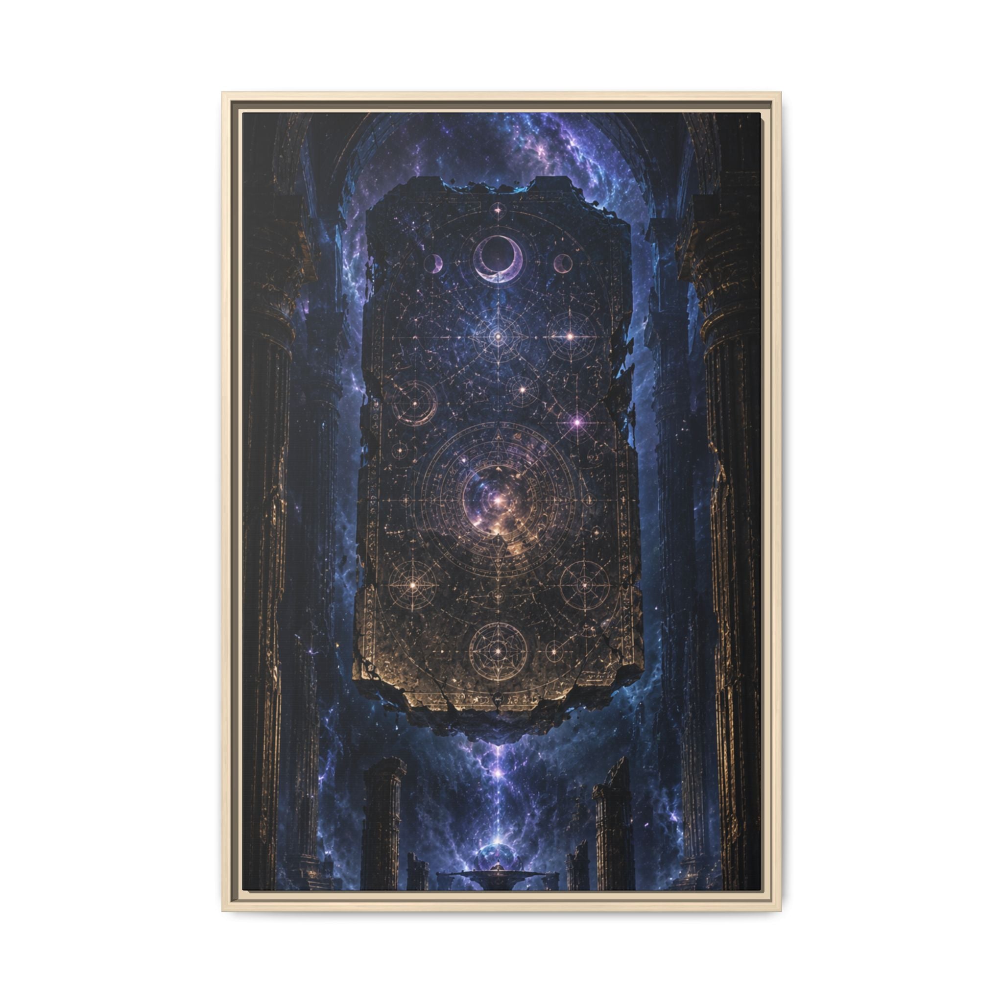 Fine Art Paper Print Wall Art — Cosmic Cathedral Galaxy Print
