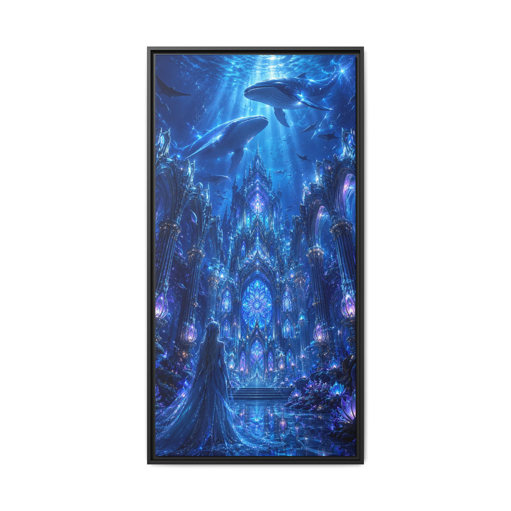 Fine Art Paper Print - Enchanted Underwater Cathedral Wall Art