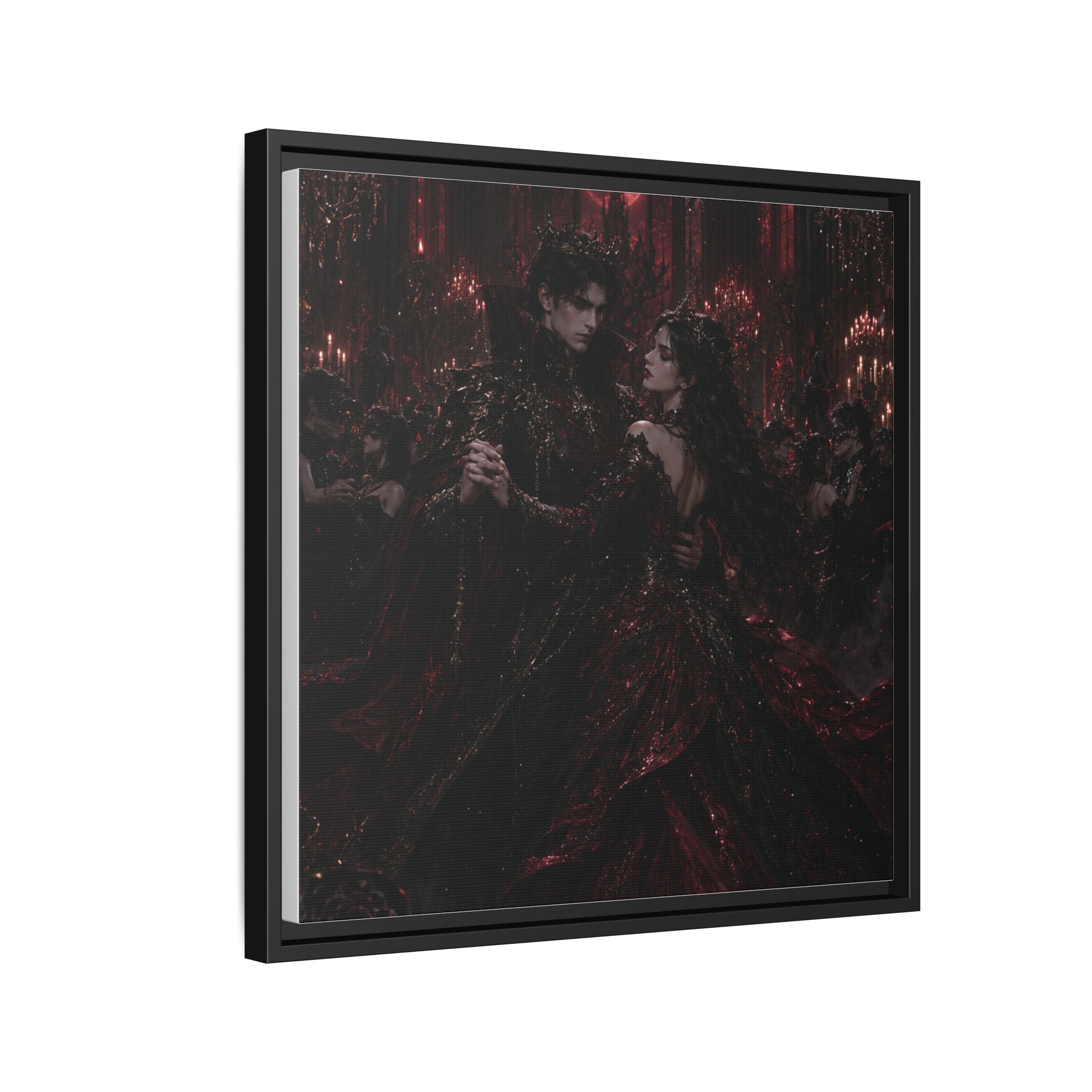 Gothic Romance Matte Canvas Print (Framed)