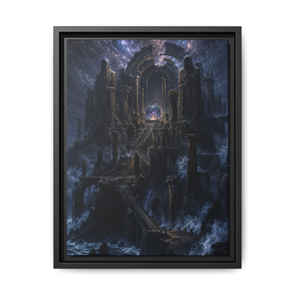 Mystic Portal Fine Art Paper Print — Dark Fantasy Matte Wall Art