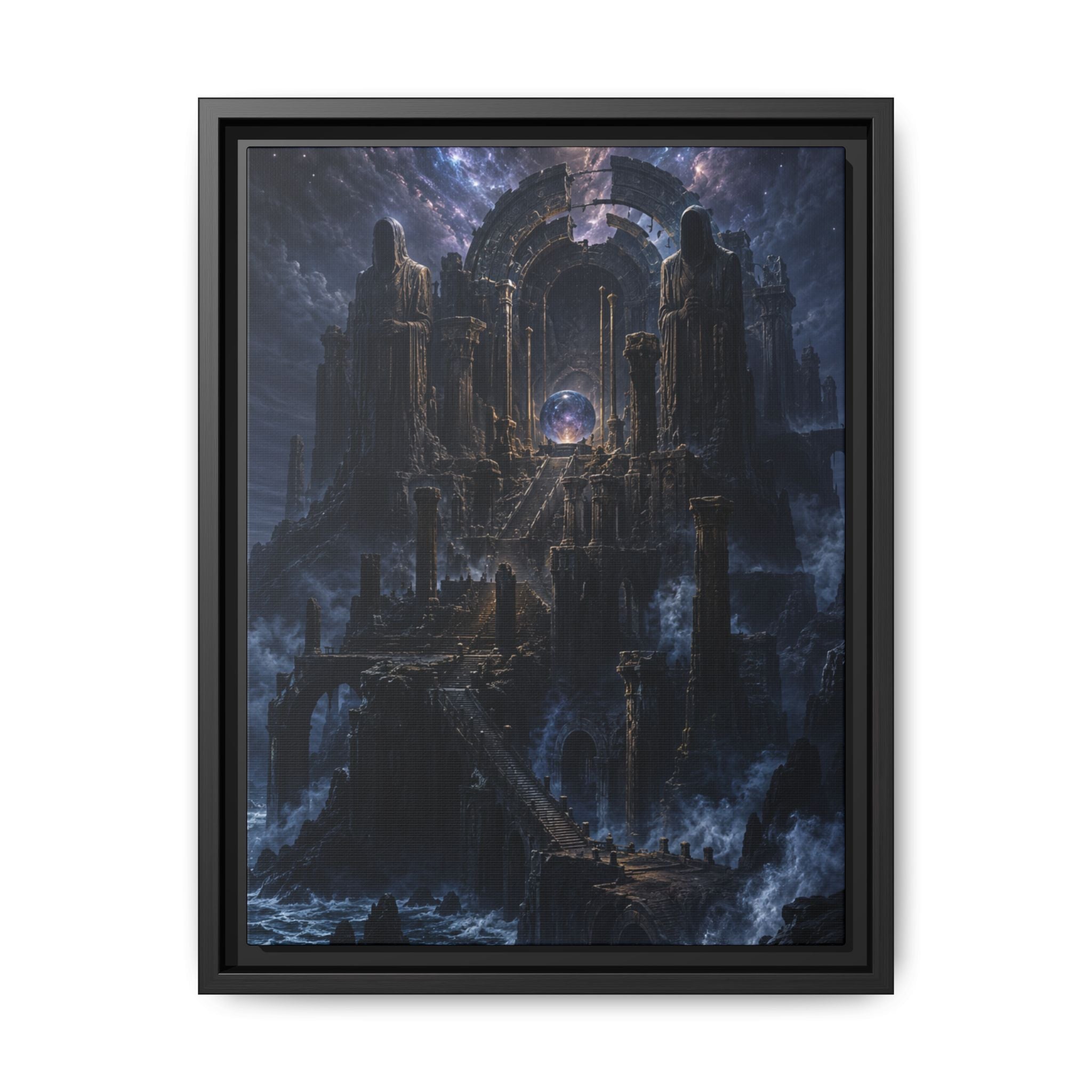 Mystic Portal Fine Art Paper Print — Dark Fantasy Matte Wall Art