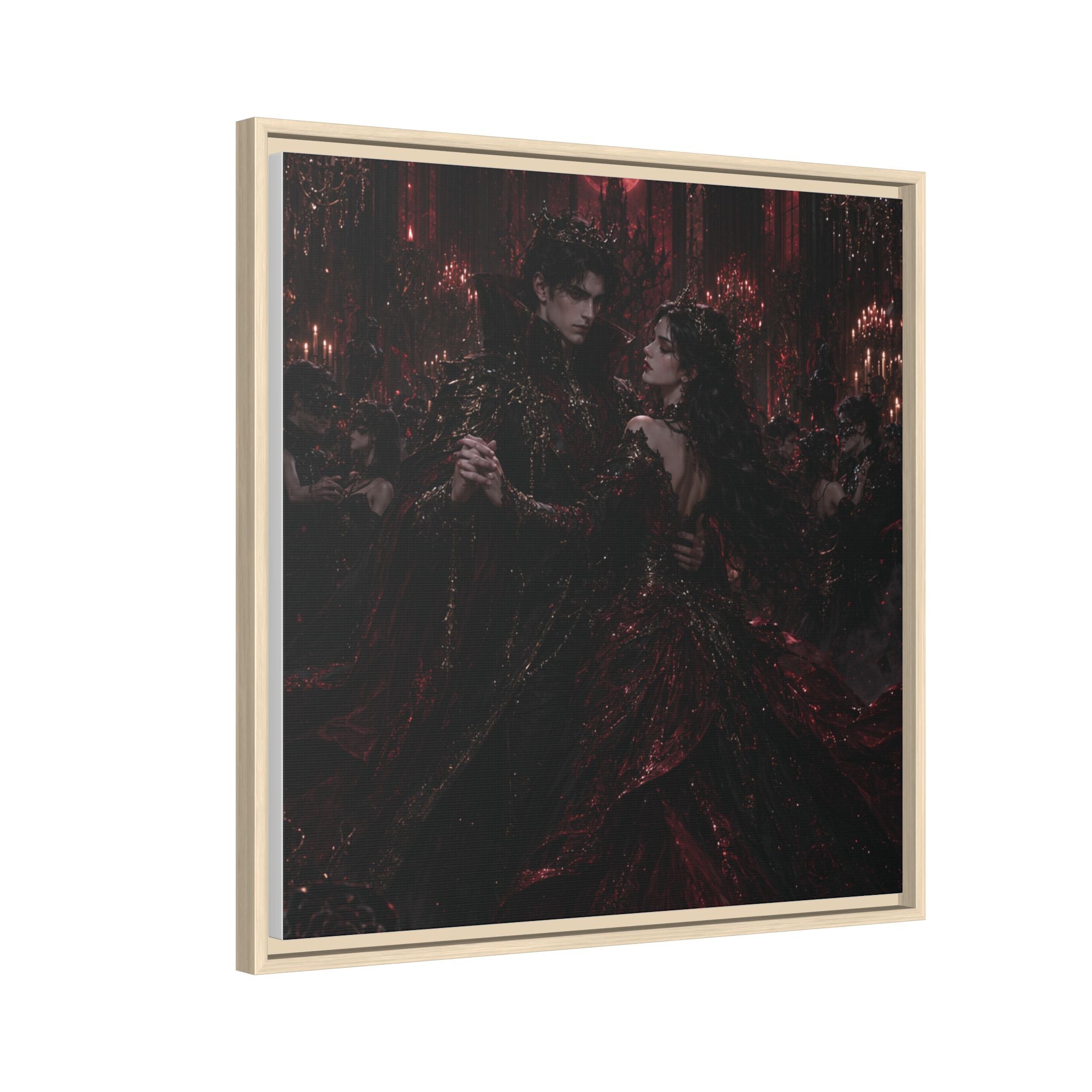 Gothic Romance Matte Canvas Print (Framed)