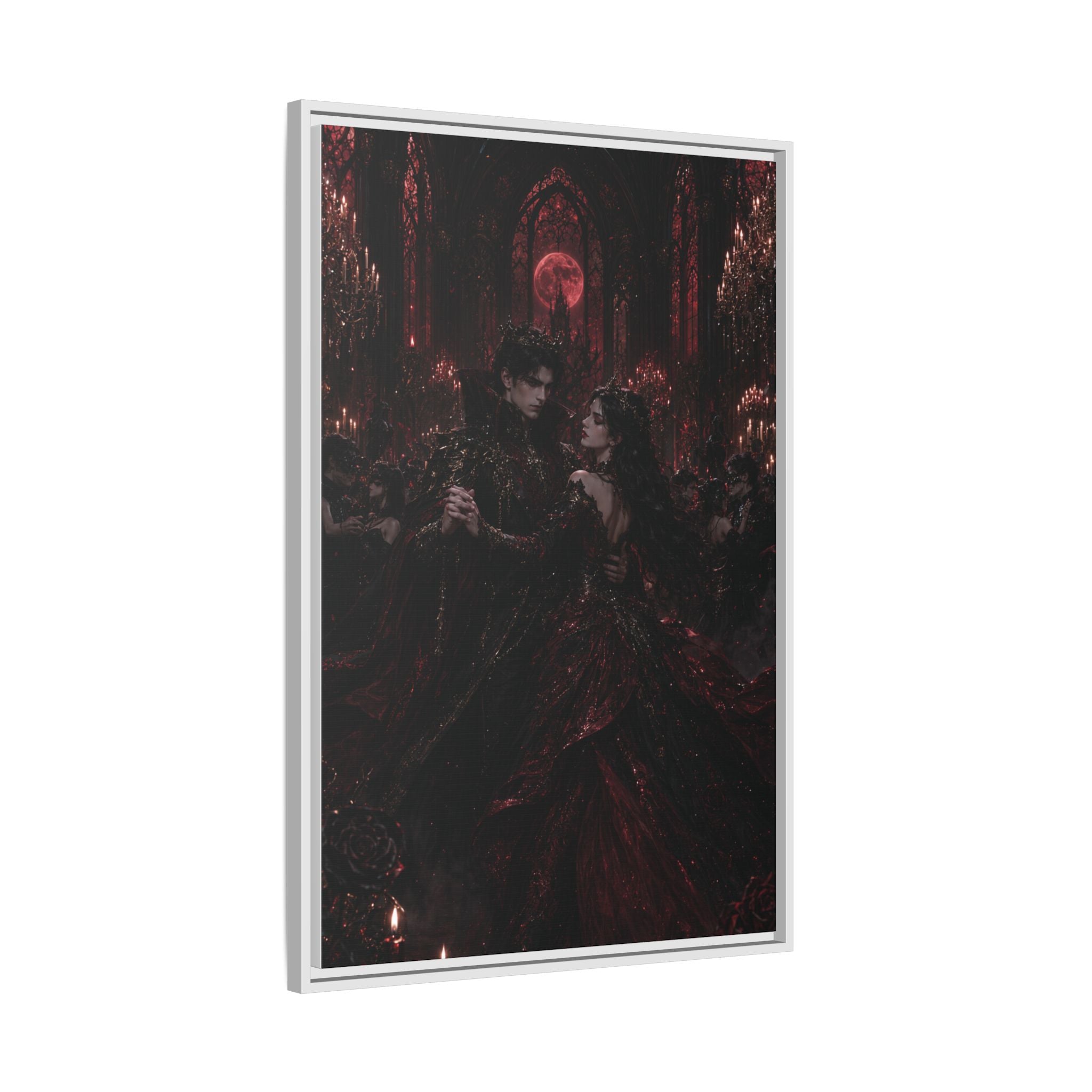 Gothic Romance Matte Canvas Print (Framed)