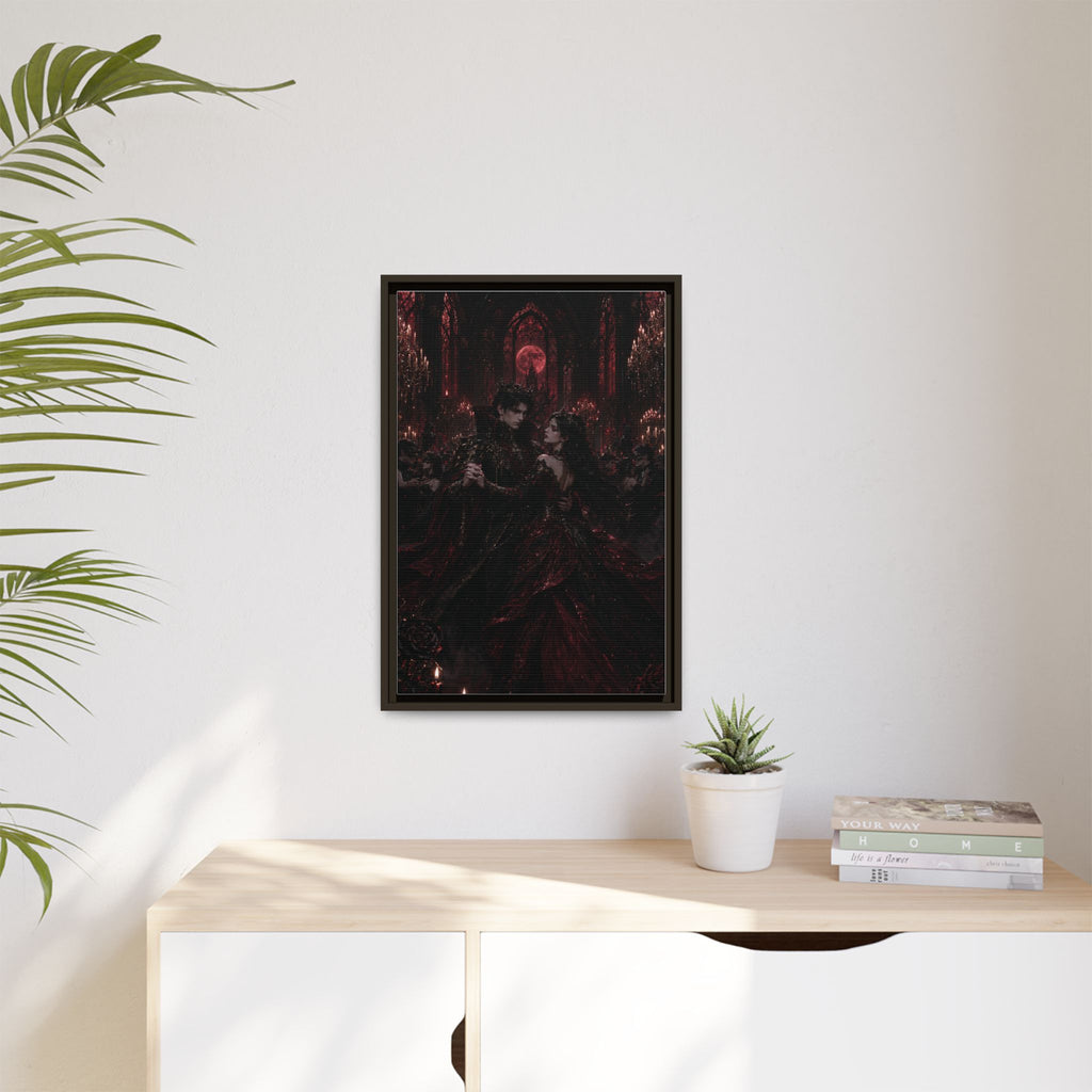 Gothic Romance Matte Canvas Print (Framed)