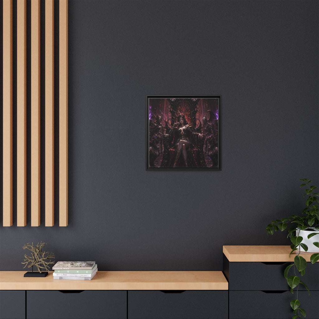 Dark Fantasy Queen Matte Canvas Framed Art