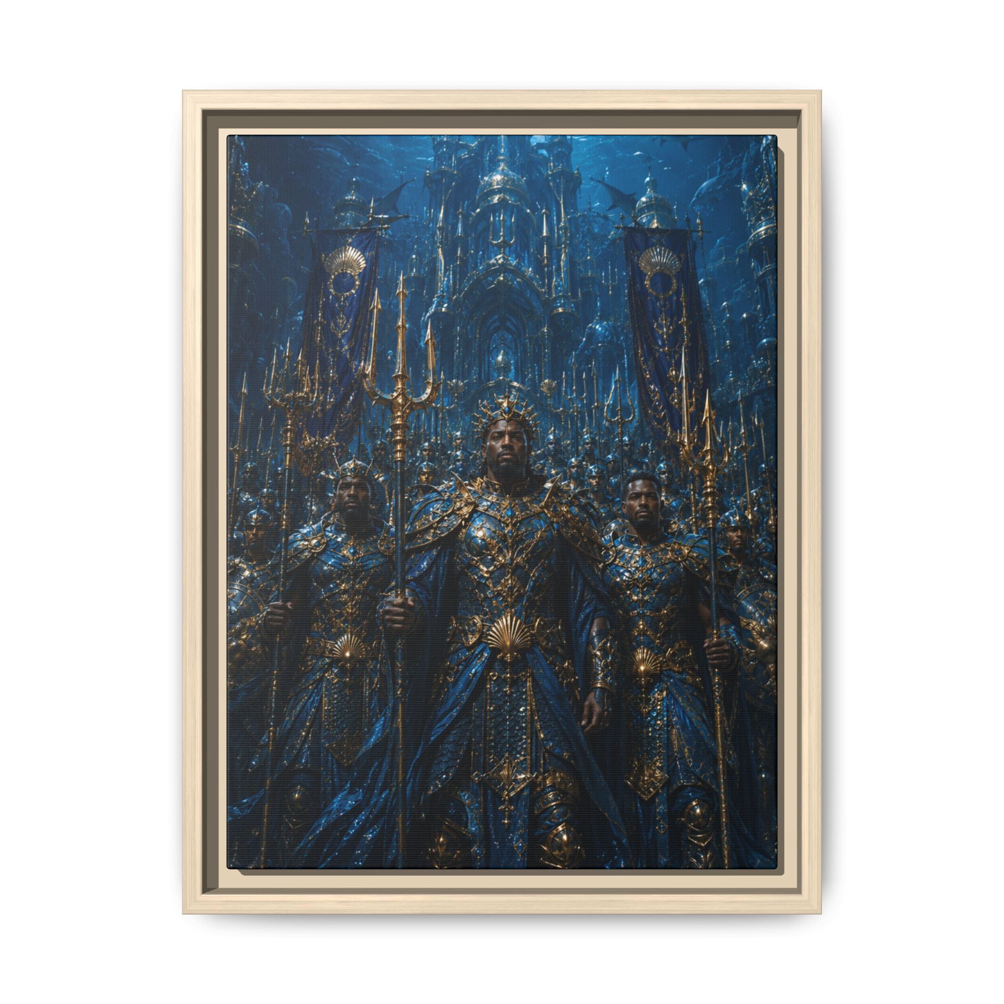 Fine Art Paper Print - Underwater King Artwork
