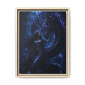 Fine Art Paper Print — Mystical Blue Dragon Fantasy Print