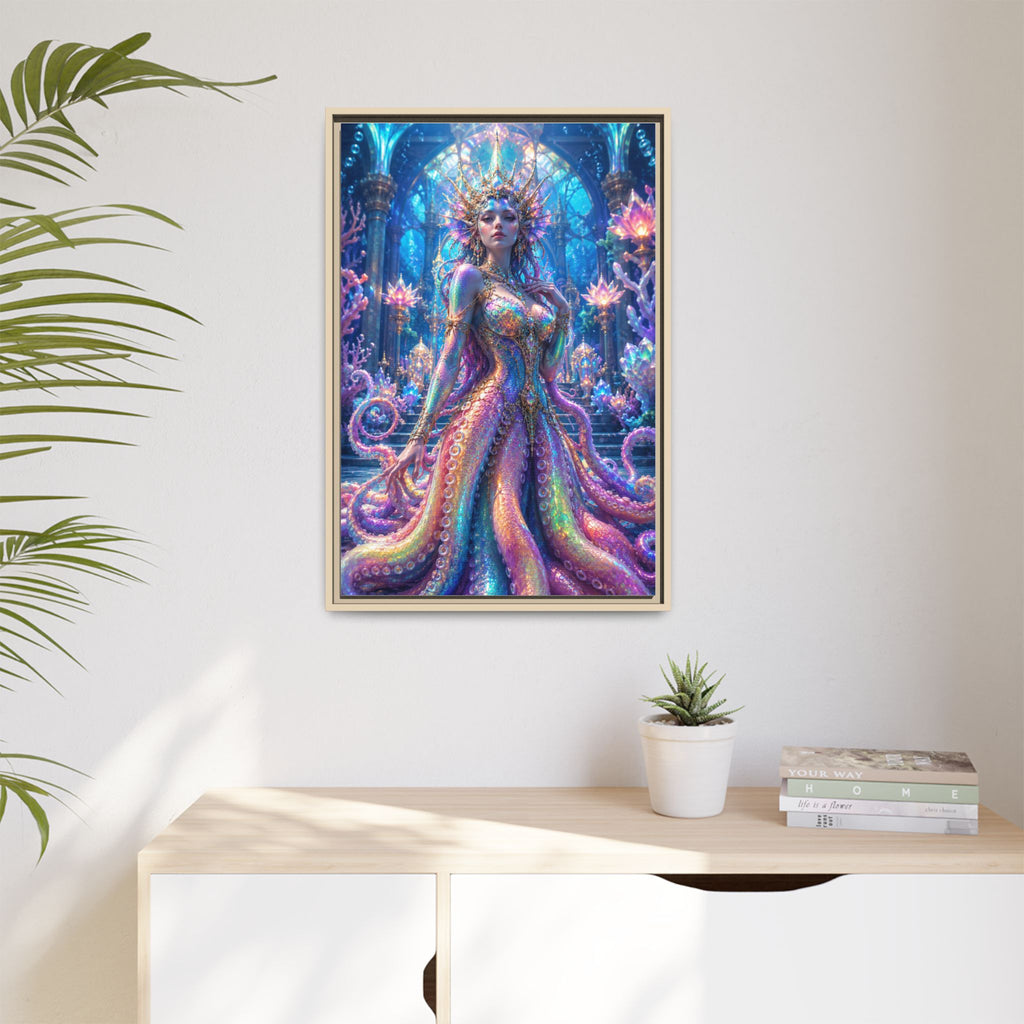 Rainbow Sea Empress Matte Canvas Print (Framed)