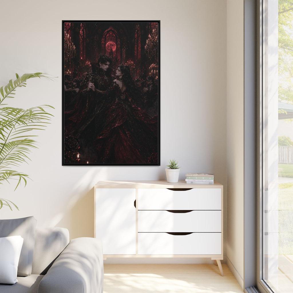 Gothic Romance Matte Canvas Print (Framed)